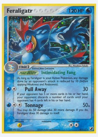 Feraligatr — catalogusbeeld