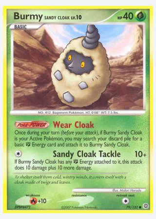 Burmy Sandy Cloak — catalogusbeeld