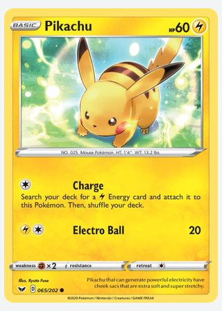 Pikachu — catalogusbeeld