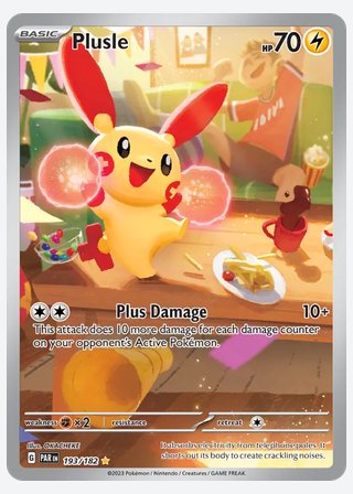 Plusle — catalogusbeeld