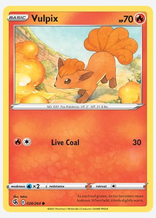 Vulpix — catalogusbeeld