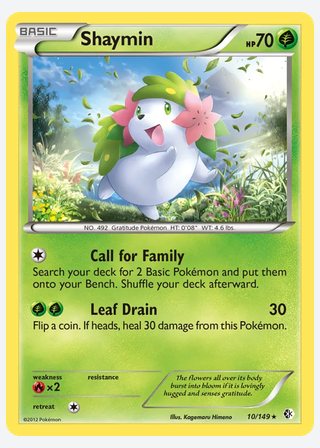 Shaymin — catalogusbeeld