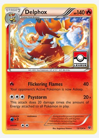 Delphox — catalogusbeeld