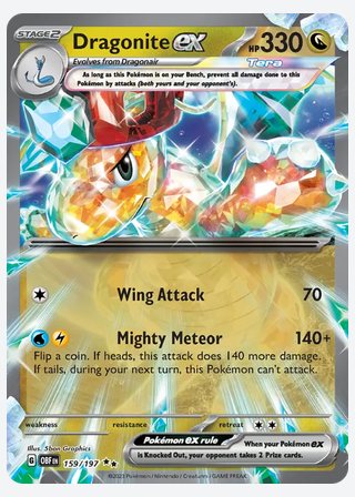 Dragonite ex — catalogusbeeld