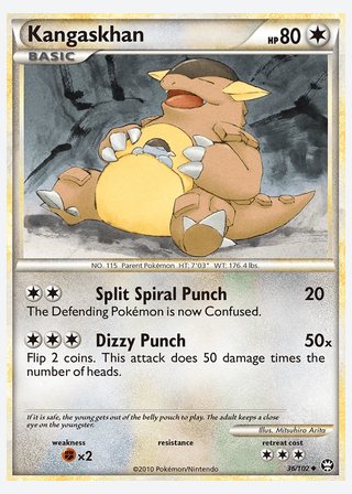 Kangaskhan — catalogusbeeld