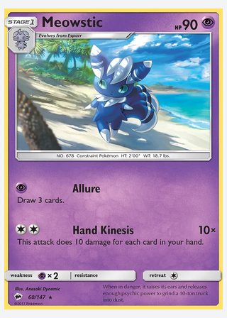Meowstic — catalogusbeeld