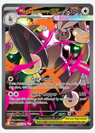 Mega Lopunny ex — catalogusbeeld