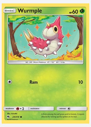 Wurmple — catalogusbeeld