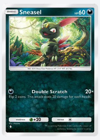 Sneasel — catalogusbeeld