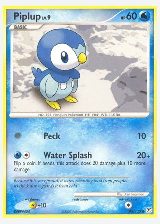 Piplup — catalogusbeeld
