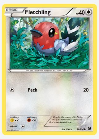 Fletchling — catalogusbeeld