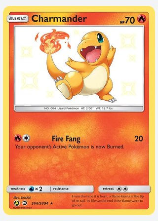 Charmander — catalogusbeeld