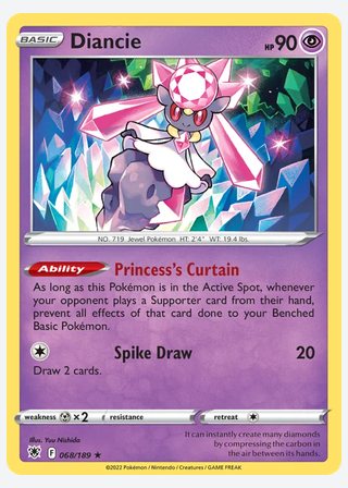 Diancie — catalogusbeeld