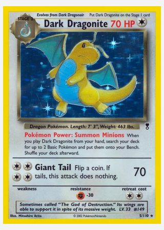 Dark Dragonite — catalogusbeeld
