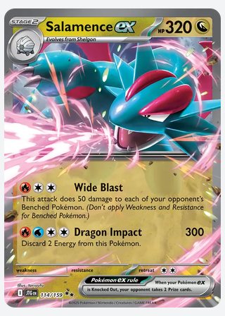 Salamence ex — catalogusbeeld