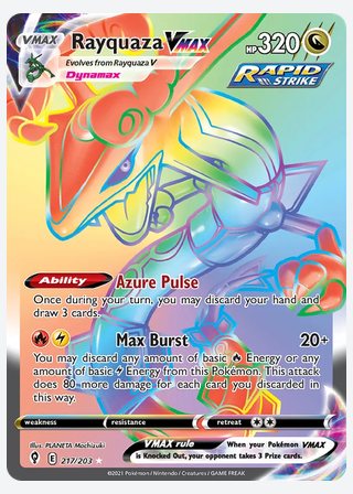 Rayquaza VMAX — catalogusbeeld