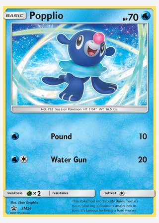 Popplio — catalogusbeeld