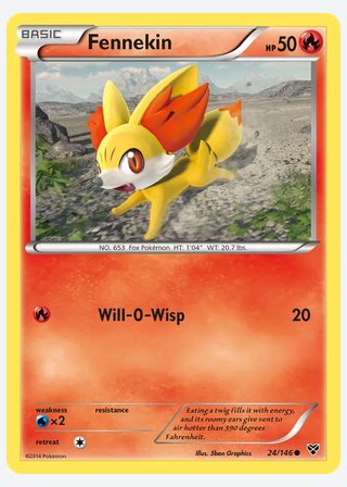 Fennekin — catalogusbeeld