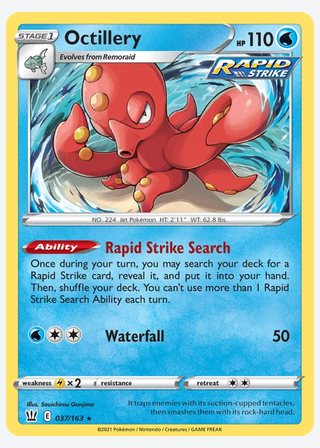 Octillery — catalogusbeeld