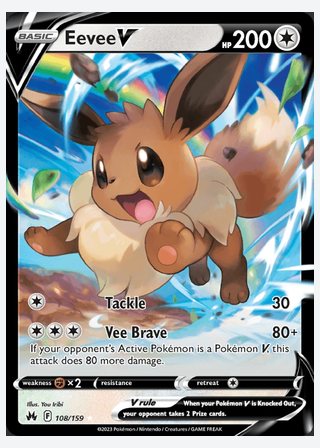 Eevee V — catalogusbeeld