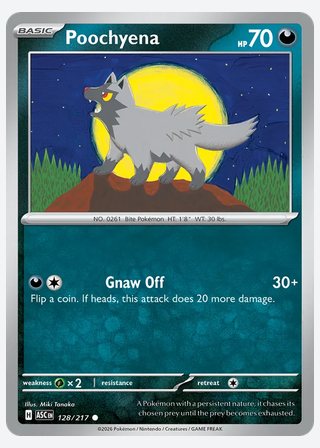 Poochyena — catalogusbeeld