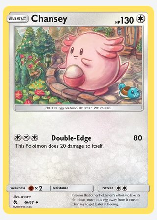 Chansey — catalogusbeeld
