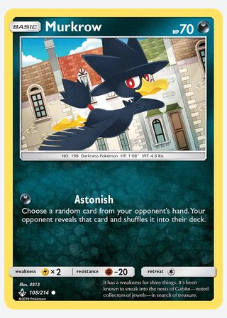 Murkrow — catalogusbeeld
