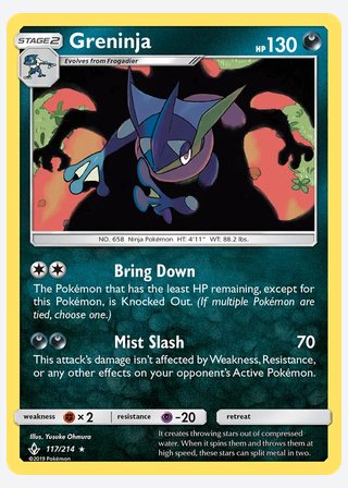 Greninja — catalogusbeeld