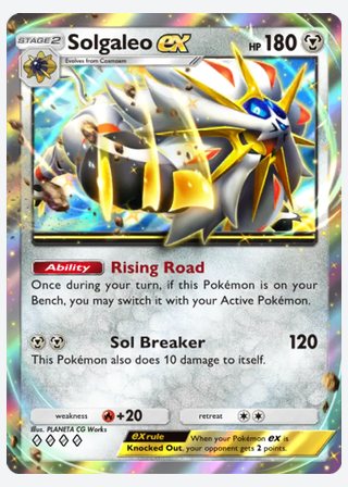 Solgaleo ex — catalogusbeeld