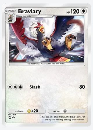 Braviary — catalogusbeeld