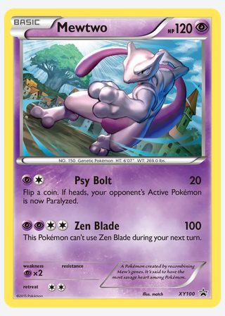 Mewtwo — catalogusbeeld