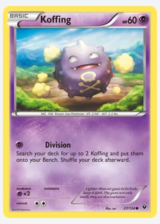 Koffing — catalogusbeeld