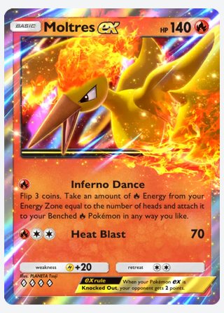 Moltres ex — catalogusbeeld
