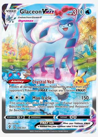 Glaceon VMAX — catalogusbeeld