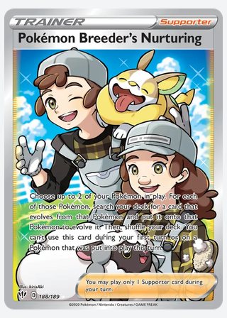 Pokémon Breeder's Nurturing — catalogusbeeld