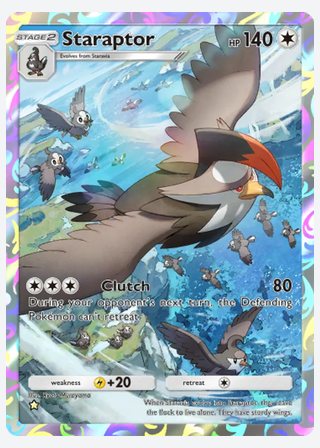 Staraptor — catalogusbeeld