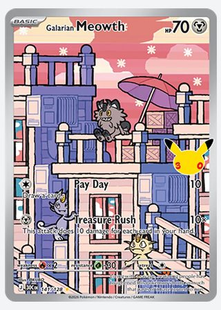 Galarian Meowth — catalogusbeeld