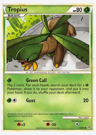 Tropius — catalogusbeeld