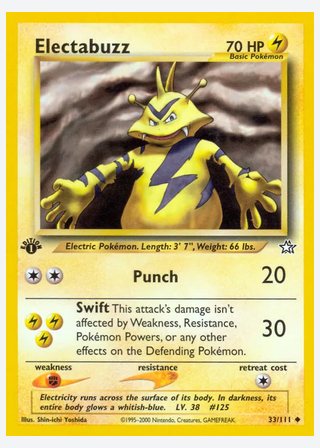 Electabuzz — catalogusbeeld