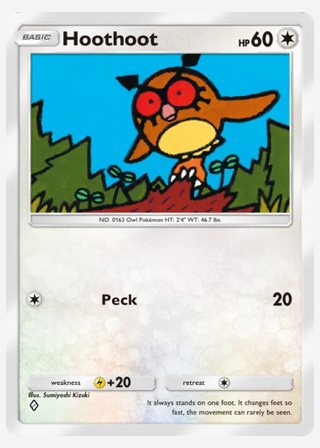 Hoothoot — catalogusbeeld