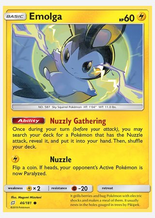 Emolga — catalogusbeeld