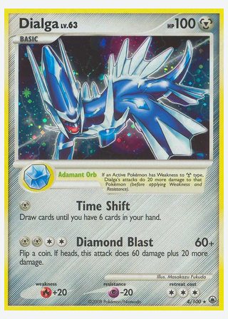 Dialga — catalogusbeeld
