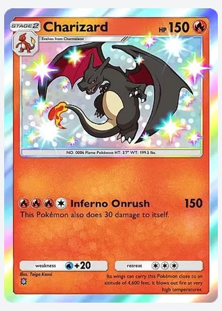 Charizard — catalogusbeeld