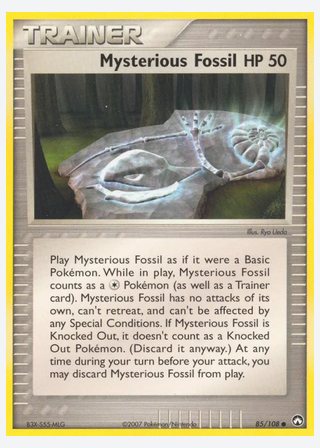Mysterious Fossil — catalogusbeeld