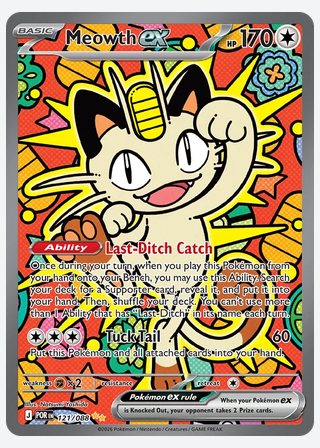 Meowth ex — catalogusbeeld