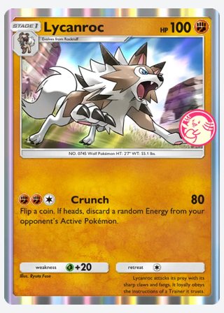 Lycanroc — catalogusbeeld
