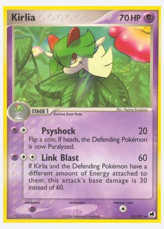 Kirlia — catalogusbeeld