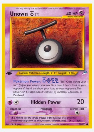 Unown [T] — catalogusbeeld