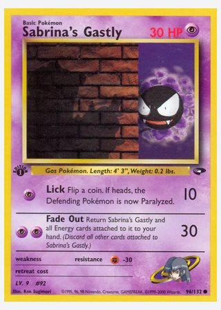 Sabrina's Gastly — catalogusbeeld
