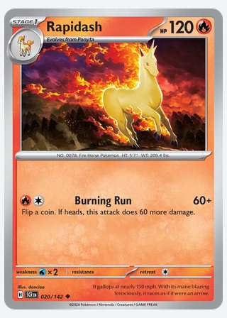 Rapidash — catalogusbeeld